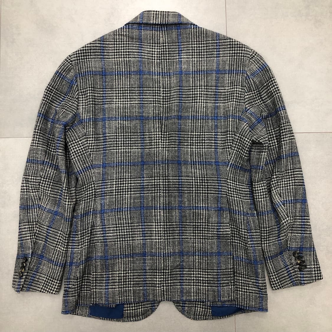 스틸레라티노 이태리 울 실크 글렌체크 트위드 자켓 50 상품이미지8