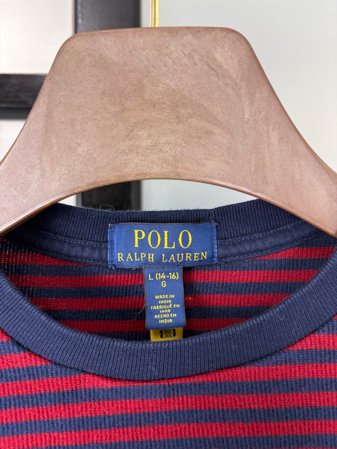 [S]POLO 레드네이비 스트라이프 티셔츠 상품이미지4