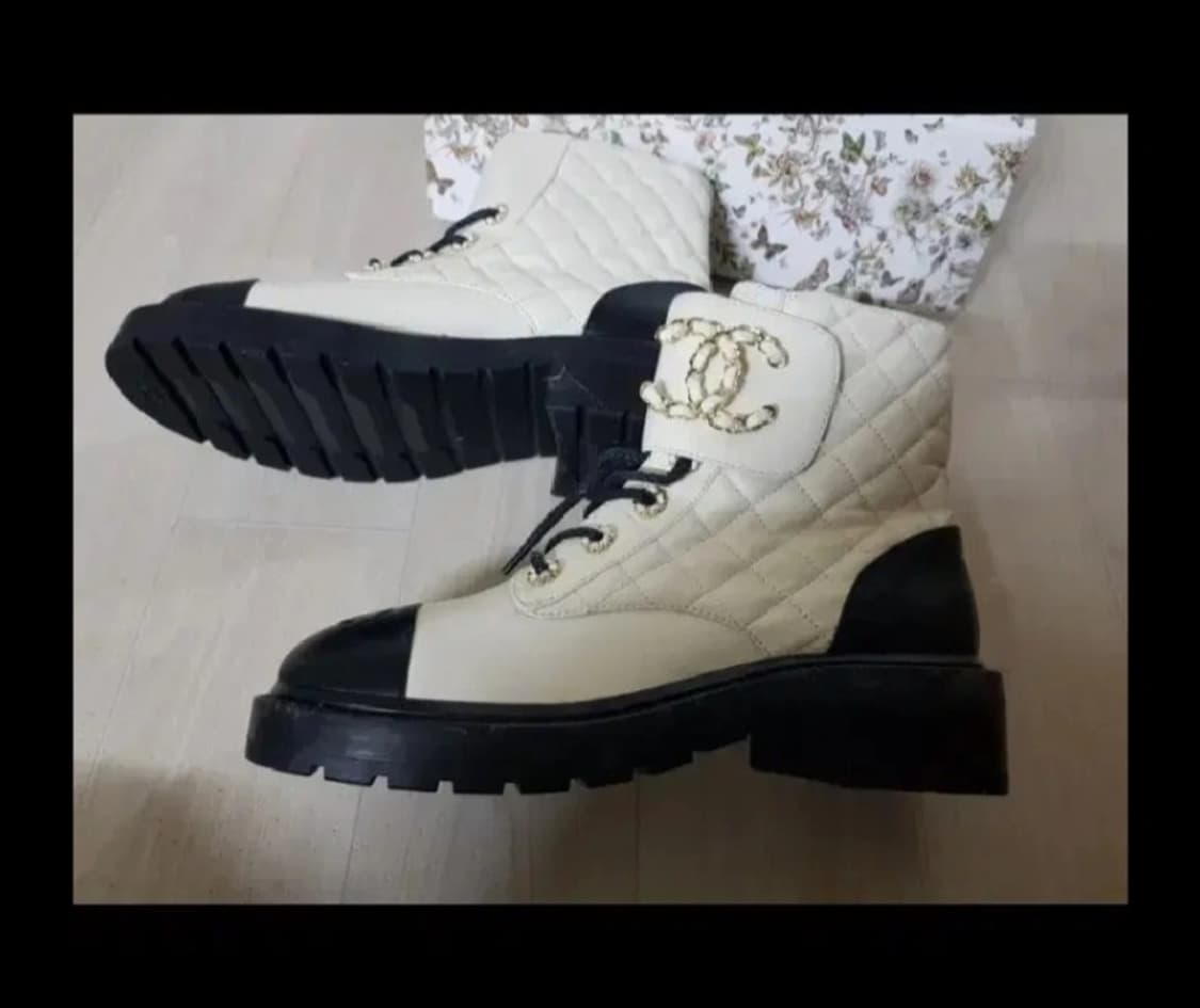 샤넬 빅로고 퀄팅 부츠,CG 빅로고 워커 상품이미지4