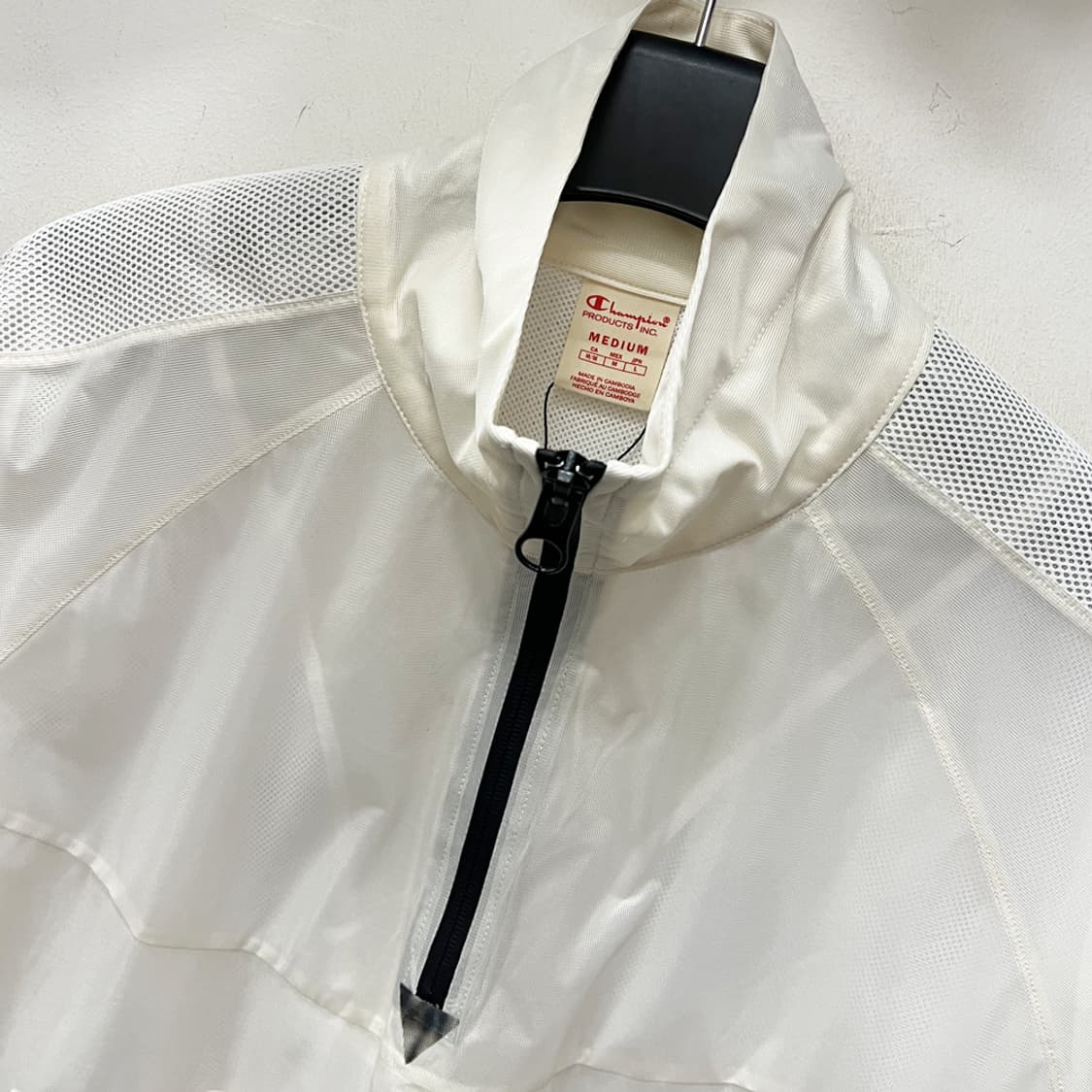 챔피온 패커블 하프집업 바람막이 러닝 아노락 L 상품이미지4