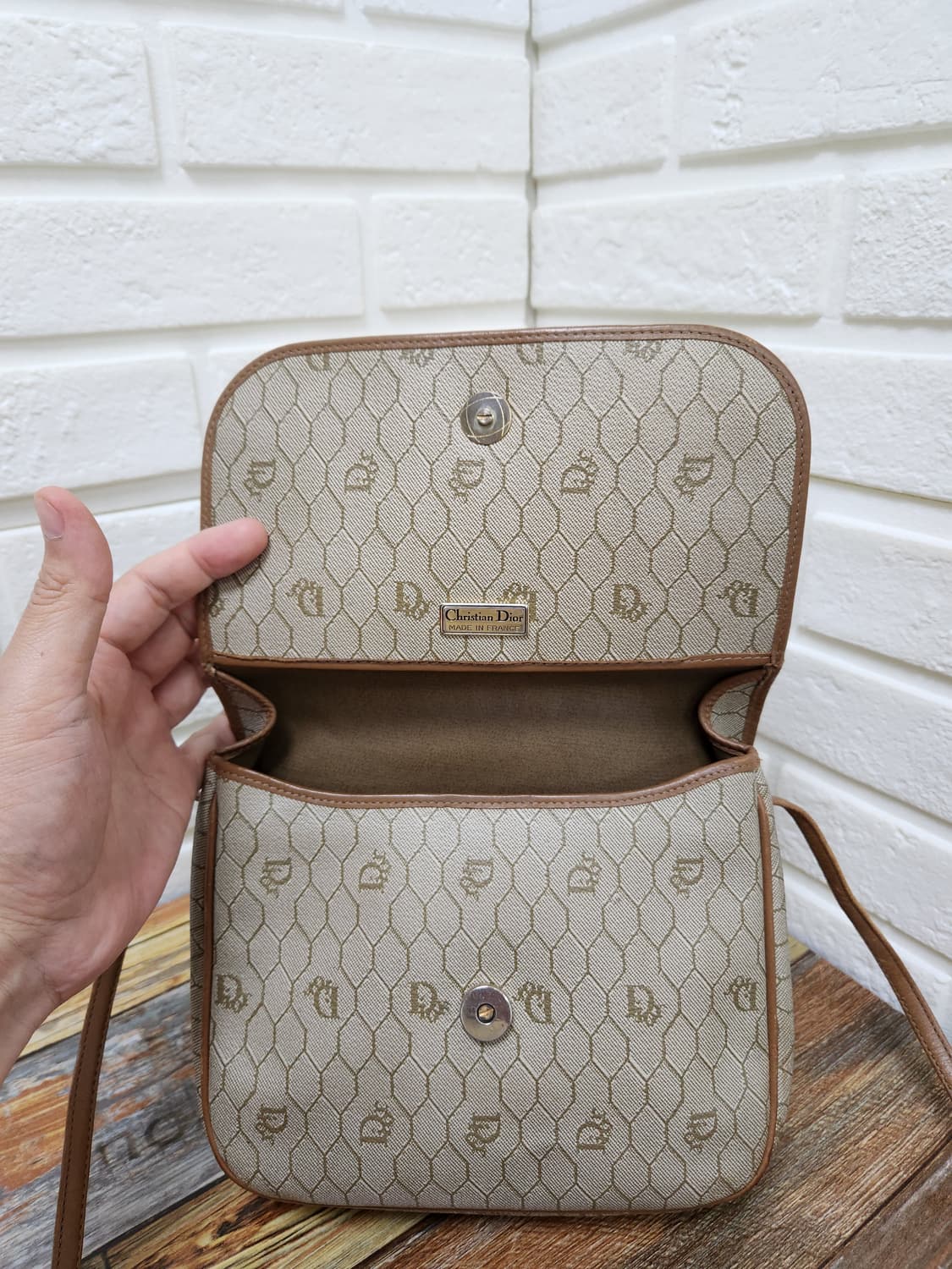 [정품] dior 디올 클래식 허니콤 숄더백 상품이미지7
