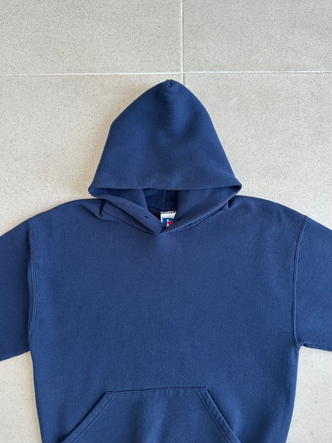90s 빈티지 러셀 후드 네이비 M 상품이미지4