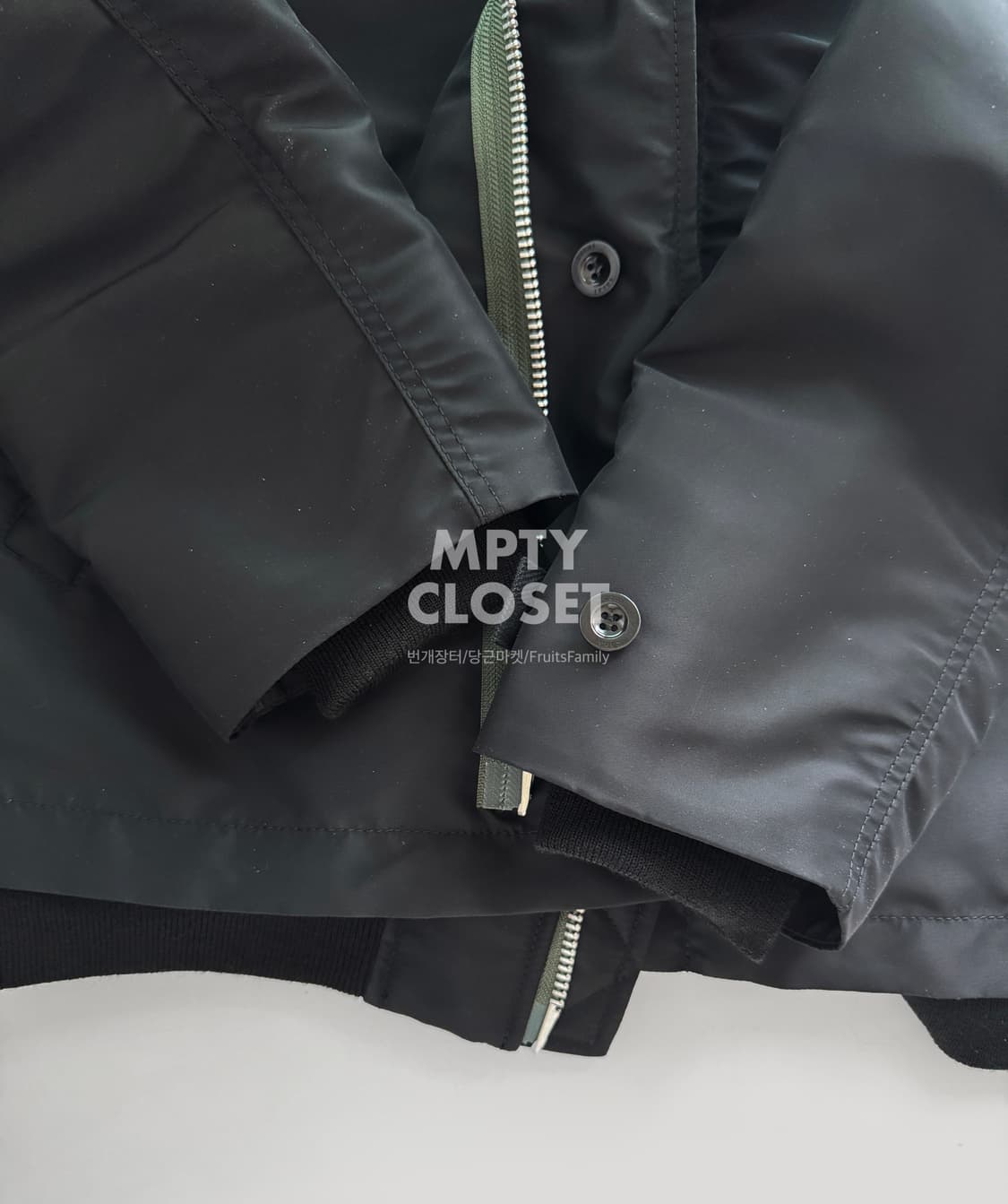 [3] 사카이 Sacai 레이어드 블루종 블랙 24-03320M 상품이미지7