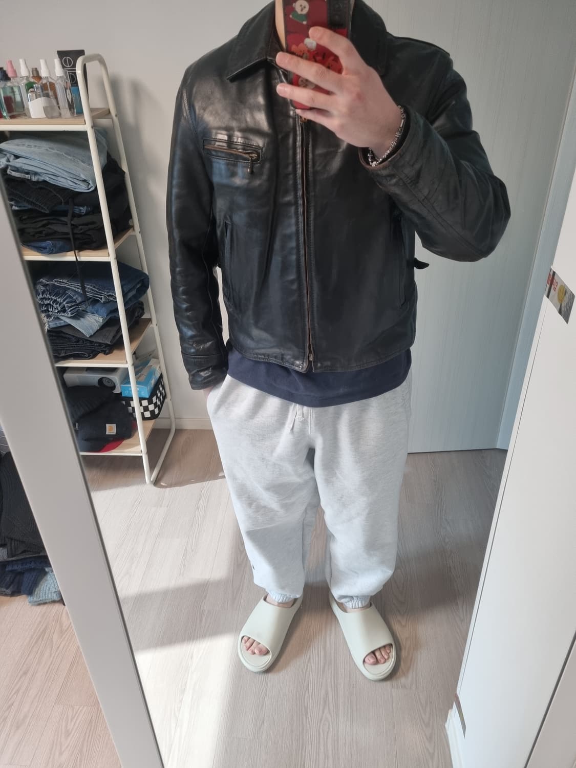 에어로레더 1950 하프벨트 크롬악셀 홀스하이드 상품이미지7