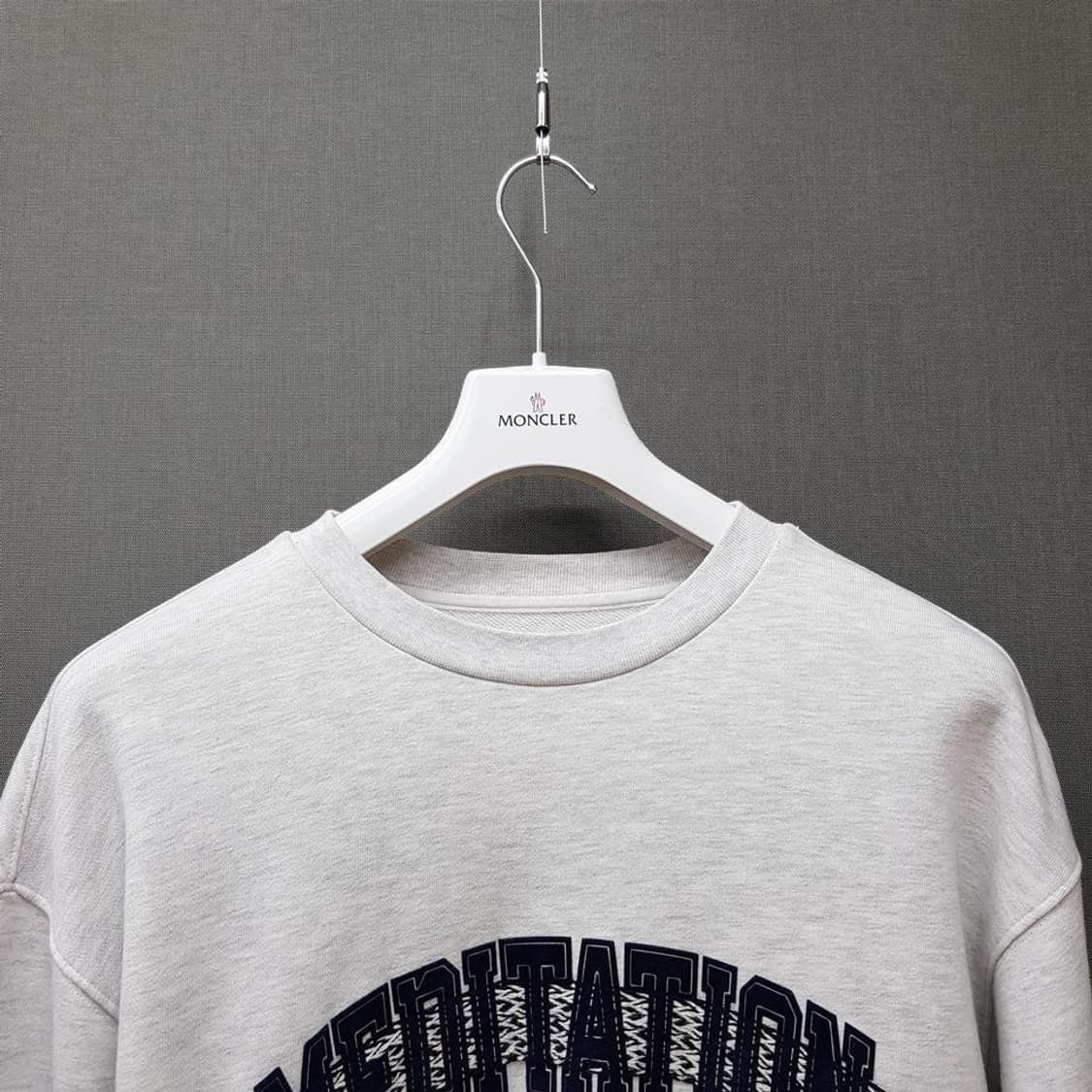 한섬 타임 2022 레터링 그래픽 맨투맨 95사이즈 상품이미지2