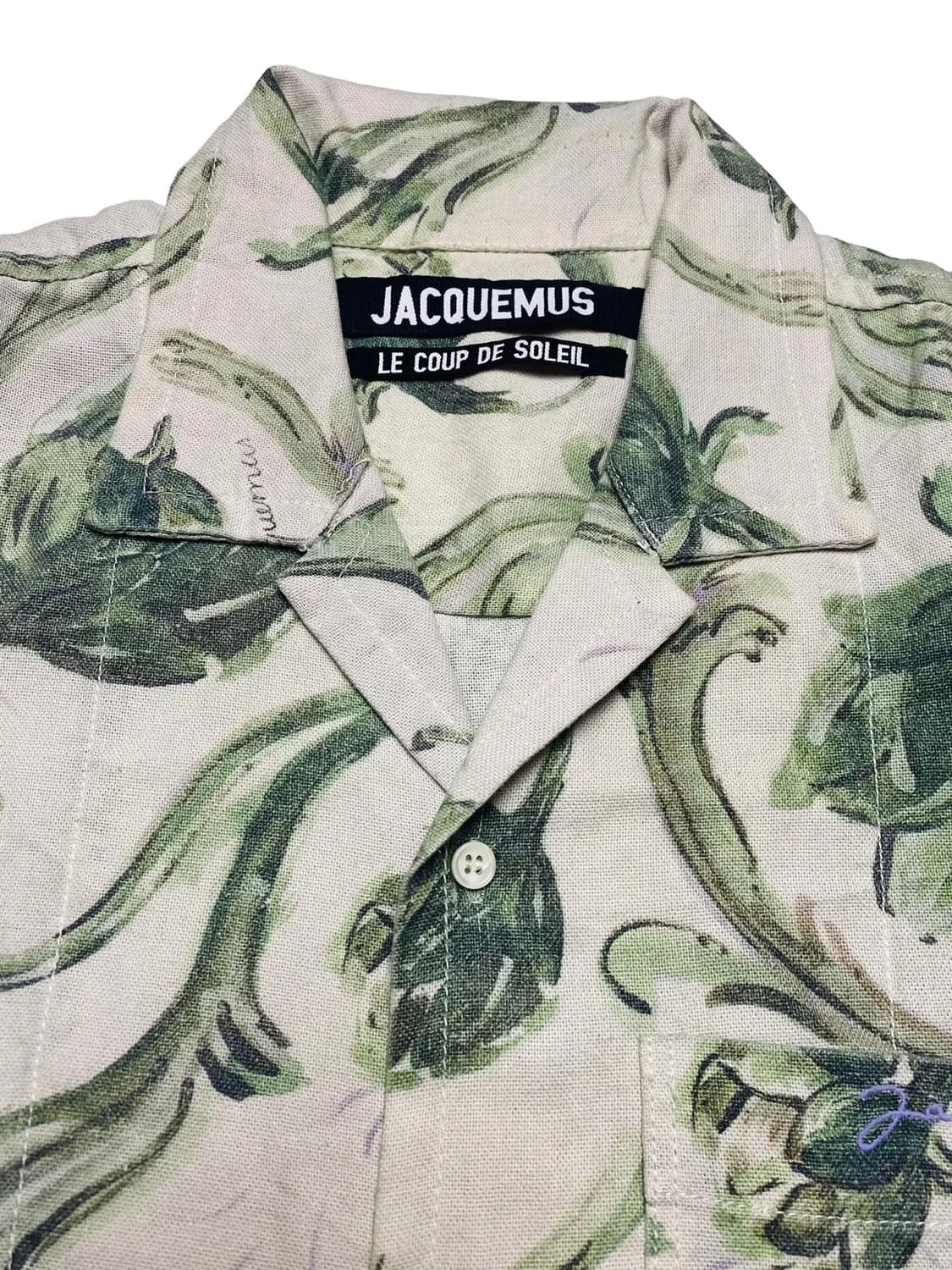 자크뮈스(JACQUEMUS) 헤비 웨이트 오픈 카라 셔츠 상품이미지8