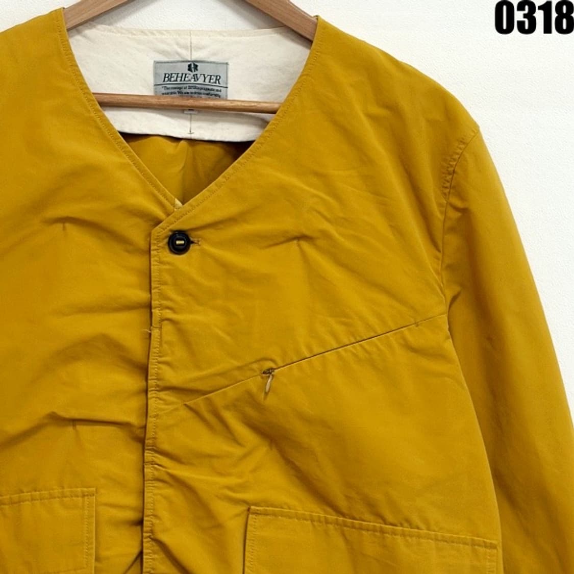 비헤비어 노카라 자켓 L 0318  상품이미지2