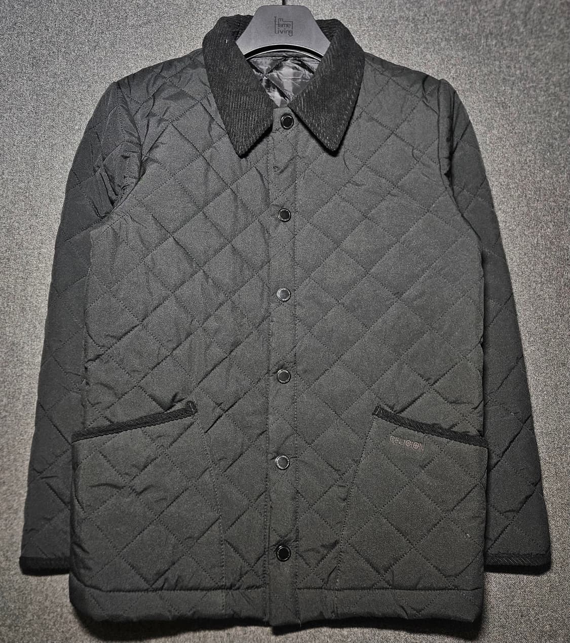 RELIGION 퀼팅 자켓 블랙 95 상품이미지1