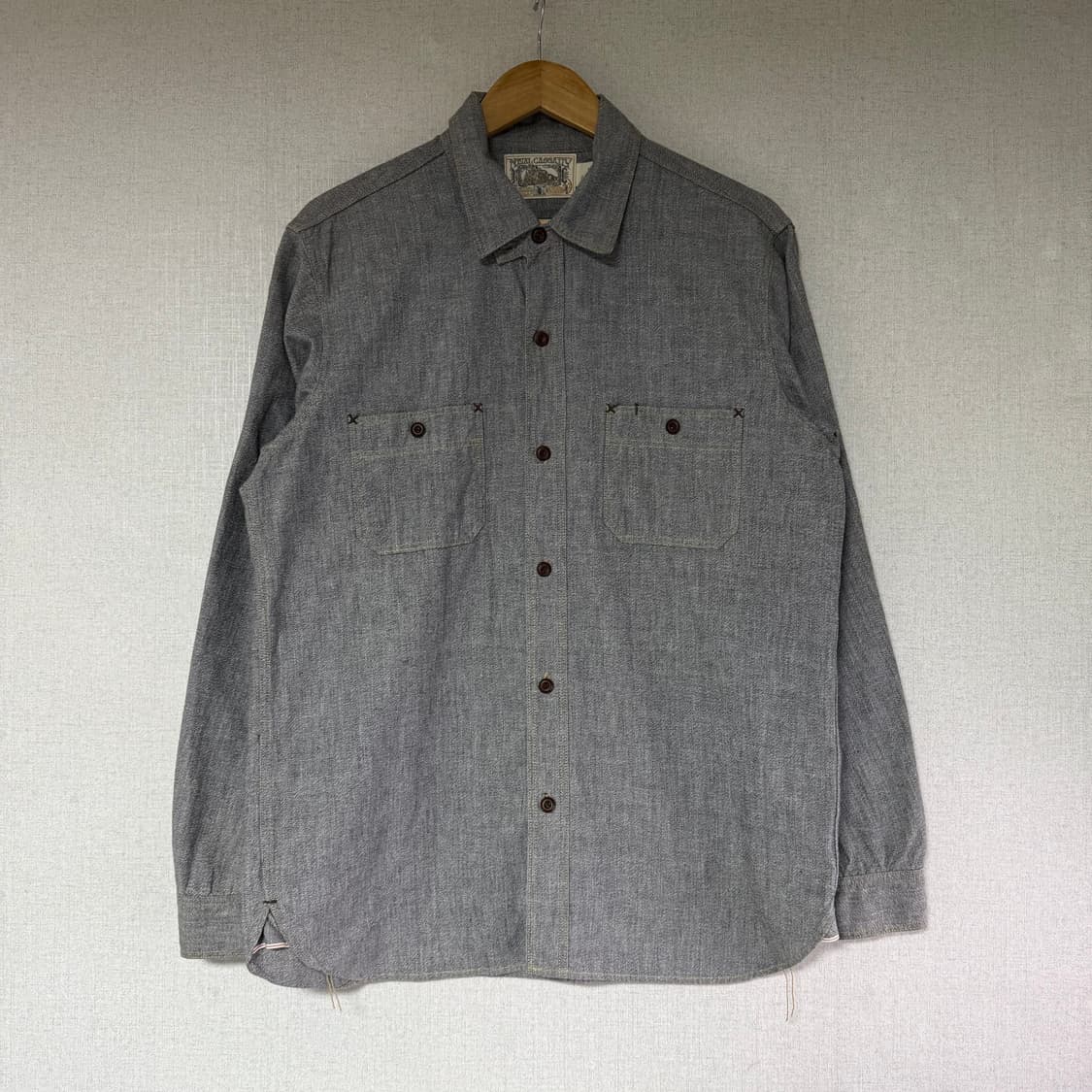 [17]프리휠러스 화이트페퍼 샴브레이 닐 워크셔츠 상품이미지4