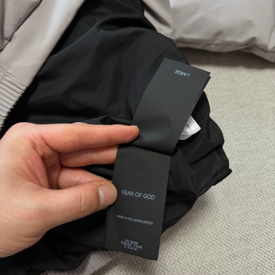 피어오브갓 에센셜 퍼피 자켓 실버 상품이미지7