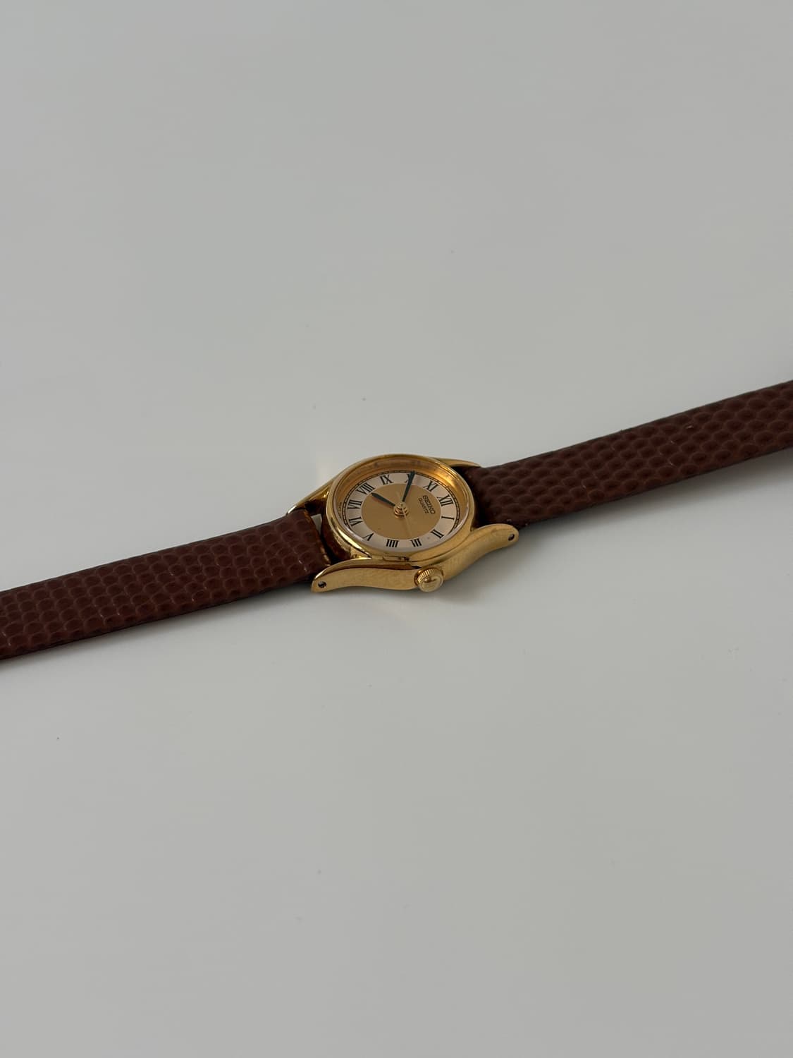 1990s Roman Index Gold Ladies Quartz 상품이미지5