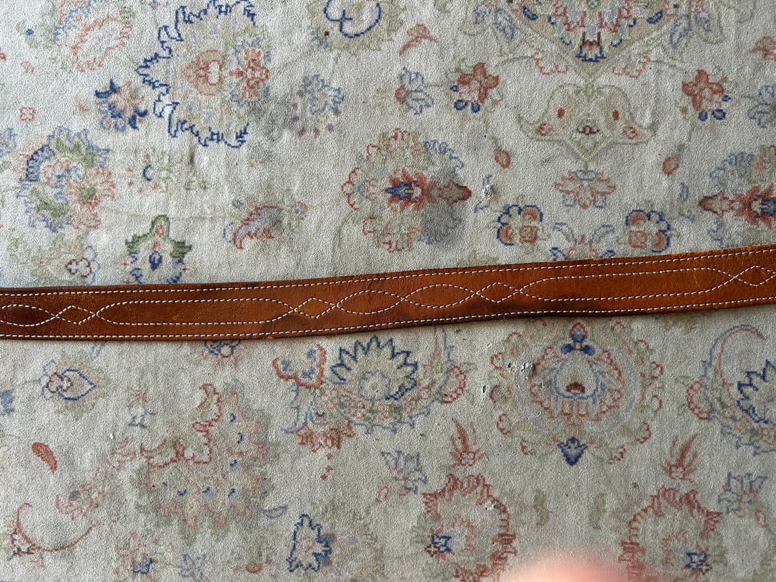 Vintage ferragamo western leather belt 상품이미지2