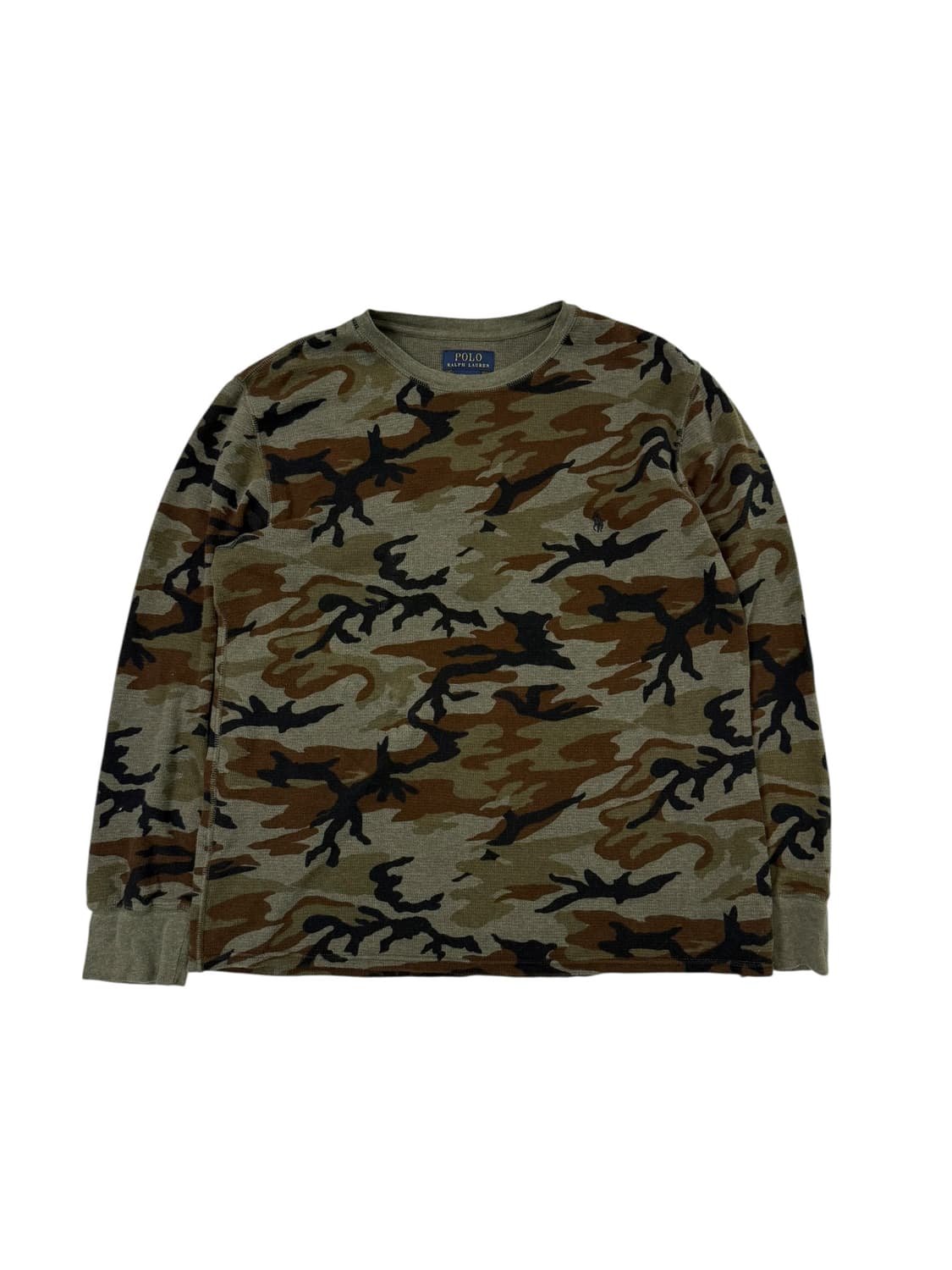 폴로 카모 와플 니트 롱슬리브 상품이미지6