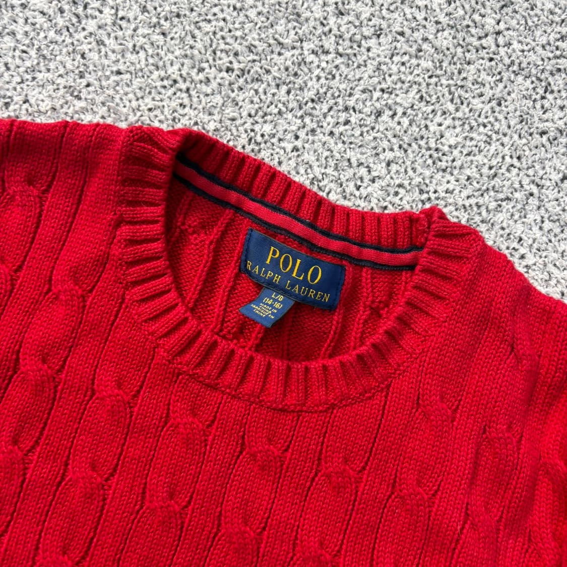 L 폴로 여성 케이블 니트 스웨터 0324J 상품이미지2