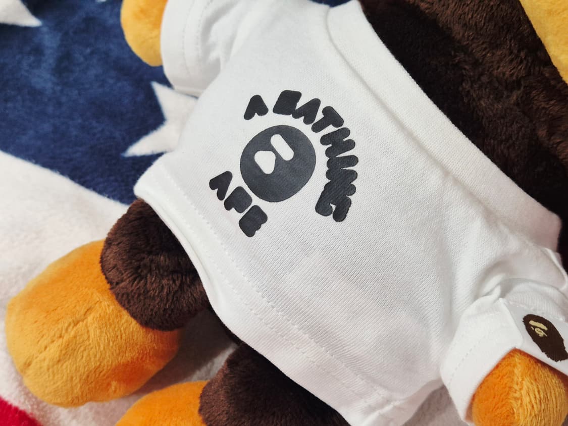 BAPE 베이프 베이비마일로 컬리지 티셔츠 인형 토이 상품이미지2