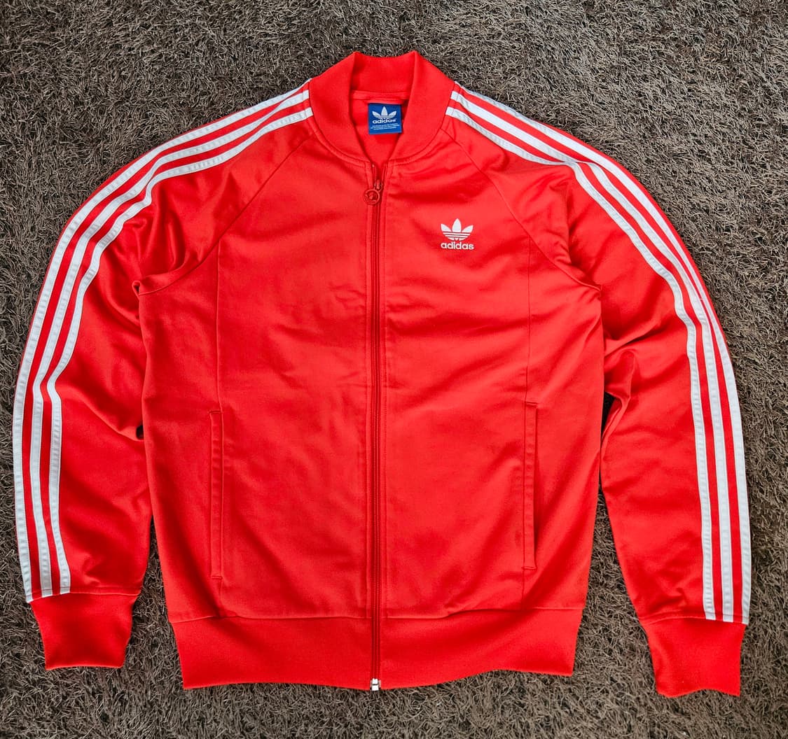 아디다스(Adidas) 슈퍼스타 오렌지 트랙탑 저지 100 size 상품이미지1