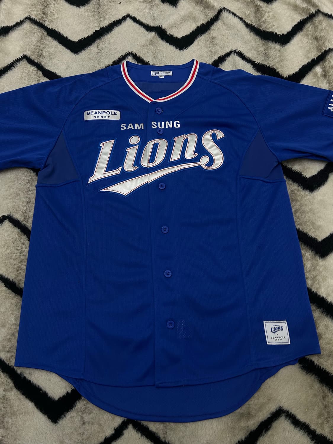 [XL]빈폴 삼성라이온즈 반팔유니폼/구자욱 상품이미지2