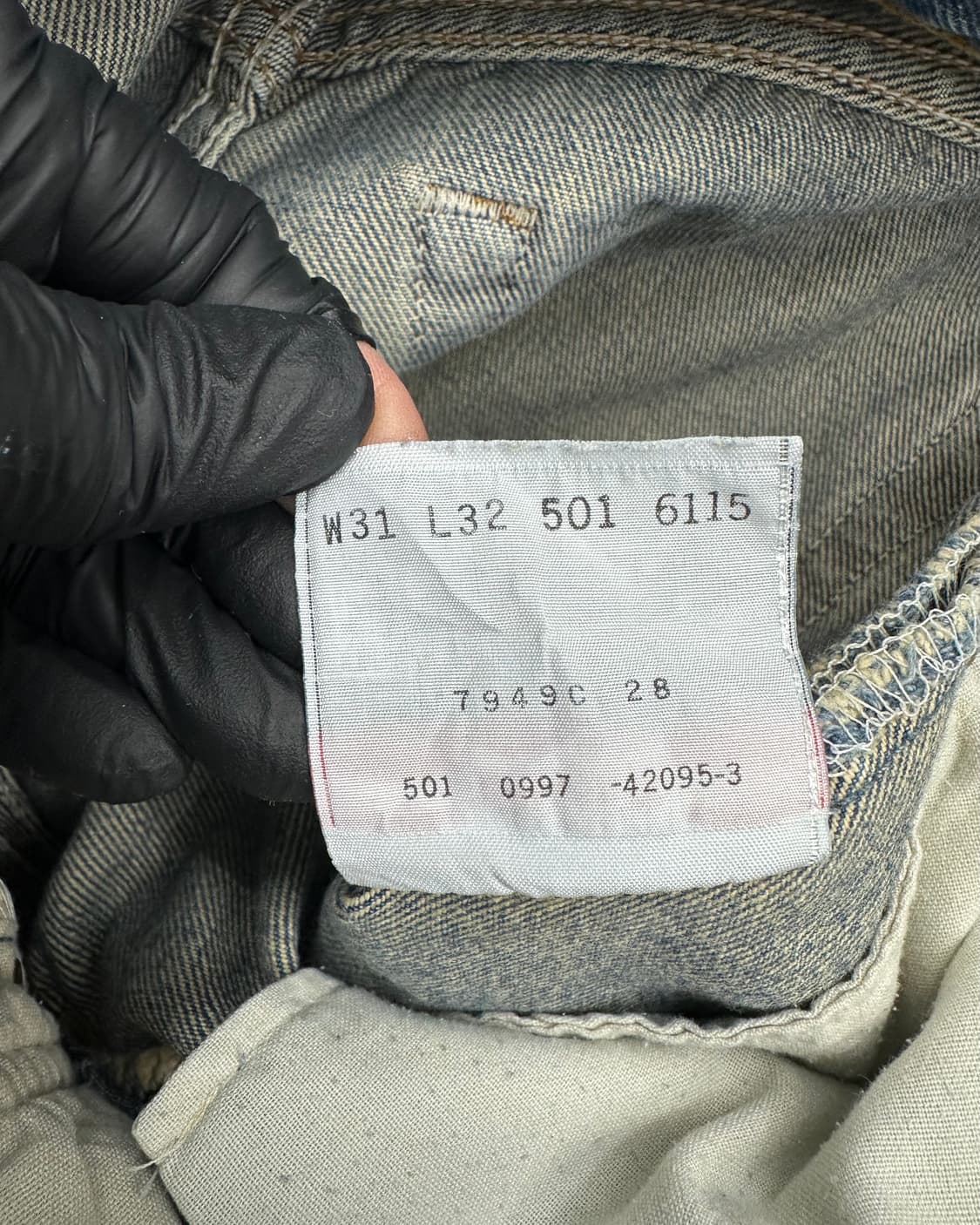 (허단39)90'S 리바이스 USA 501-M1879 상품이미지3