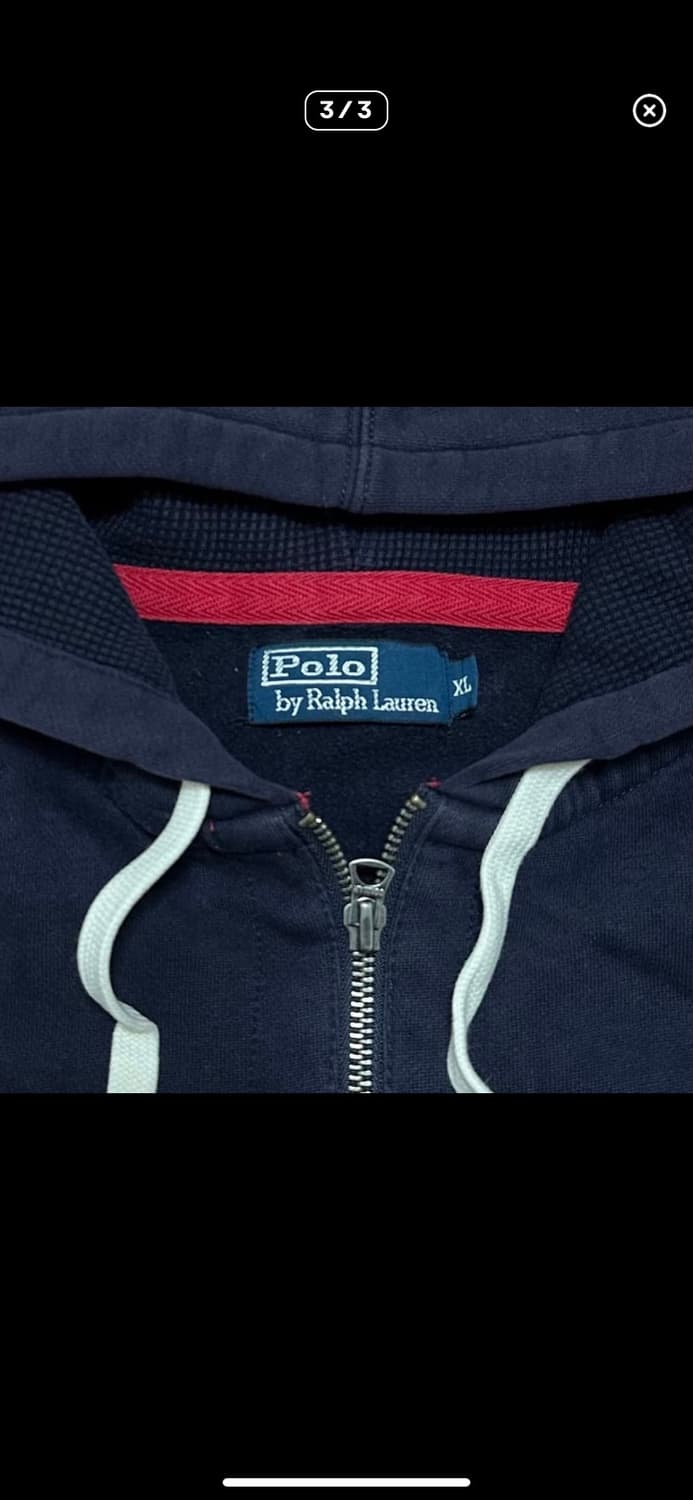 !!상태최상!! Polo 폴로 랄프로렌 빅포니 후드집업 xl 상품이미지3