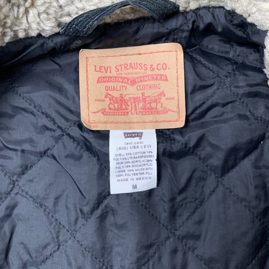 [M/정품] 리바이스 여성 코듀로이 쉐르파 자켓 상품이미지6