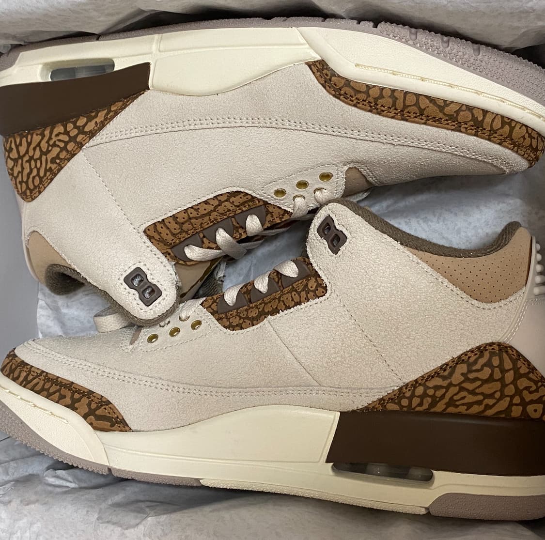 (285/US10.5)(새제품)나이키 에어 조던 3 오어우드 브라운 상품이미지4