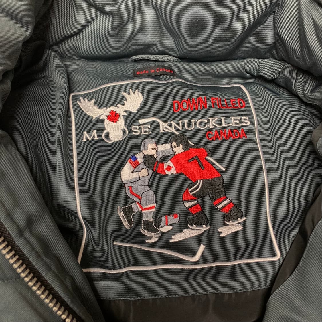 무스너클 쓰리쿼터 후드퍼 여성 패딩 상품이미지7