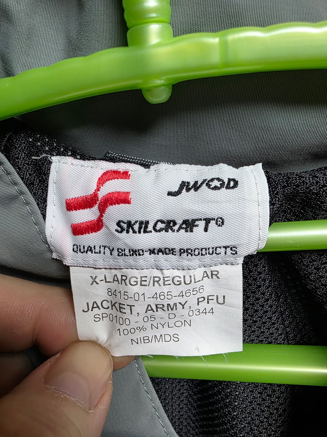 US ARMY 아미 IPFU 바람막이 자켓 XL 상품이미지6