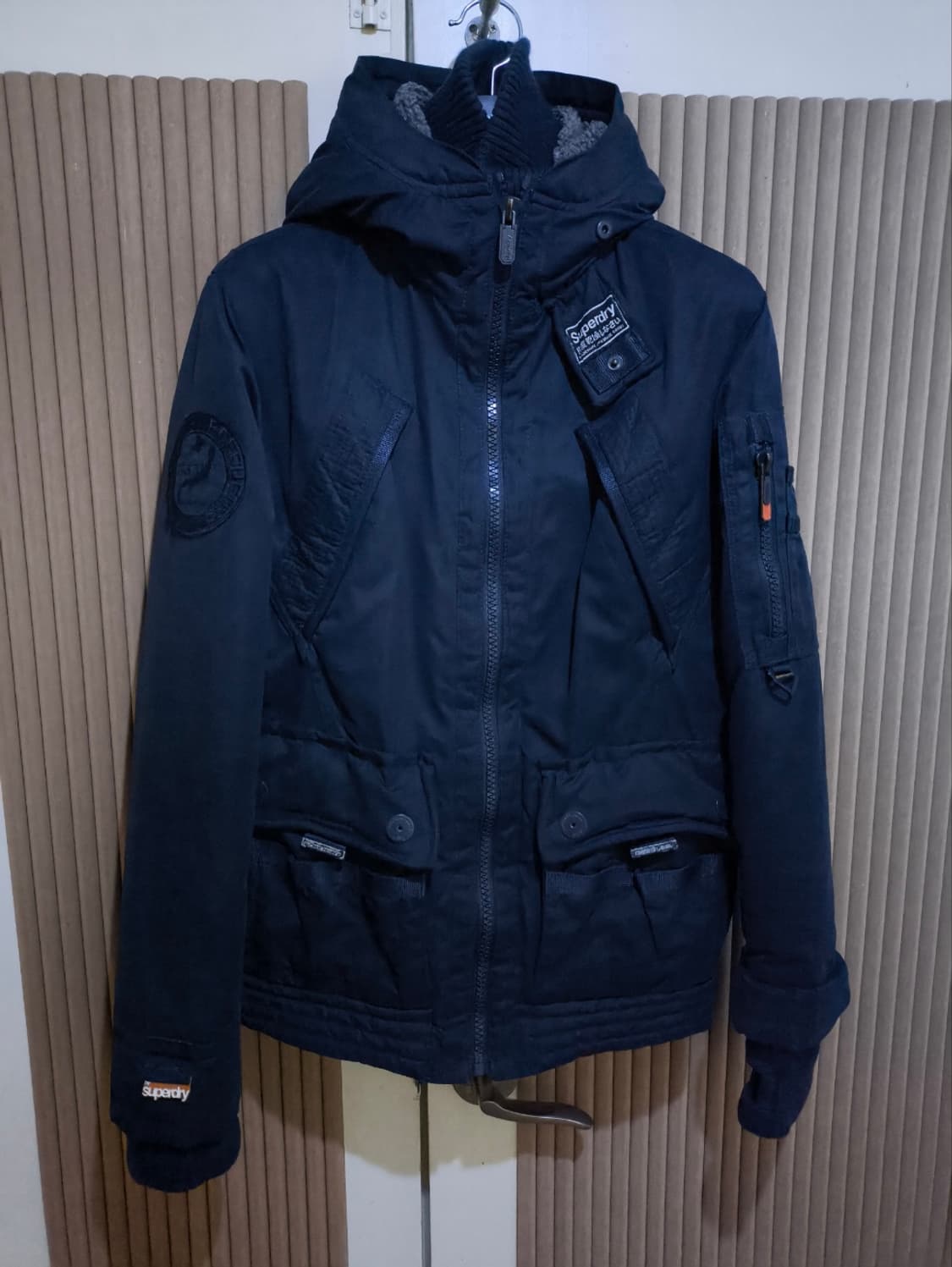 M 슈퍼드라이 이중지퍼 방한 파카 패딩 상품이미지1