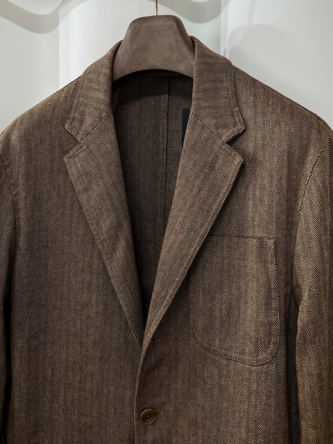 폴로 랄프로렌 클래식 헤링본 탄브라운 스포츠 코트 자켓 상품이미지6