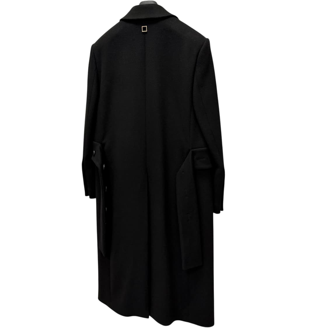 우영미 피크드 라펠 더블 코트 (95)  상품이미지5