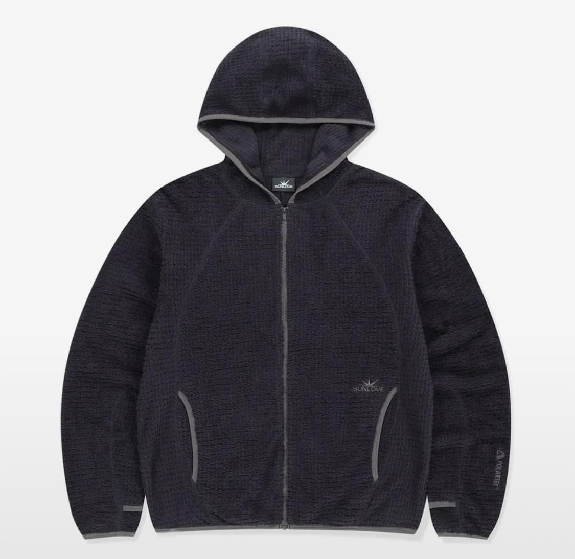 썬러브 Polartec Alpha 라이트 집업 후디 차콜  Xl 상품이미지1
