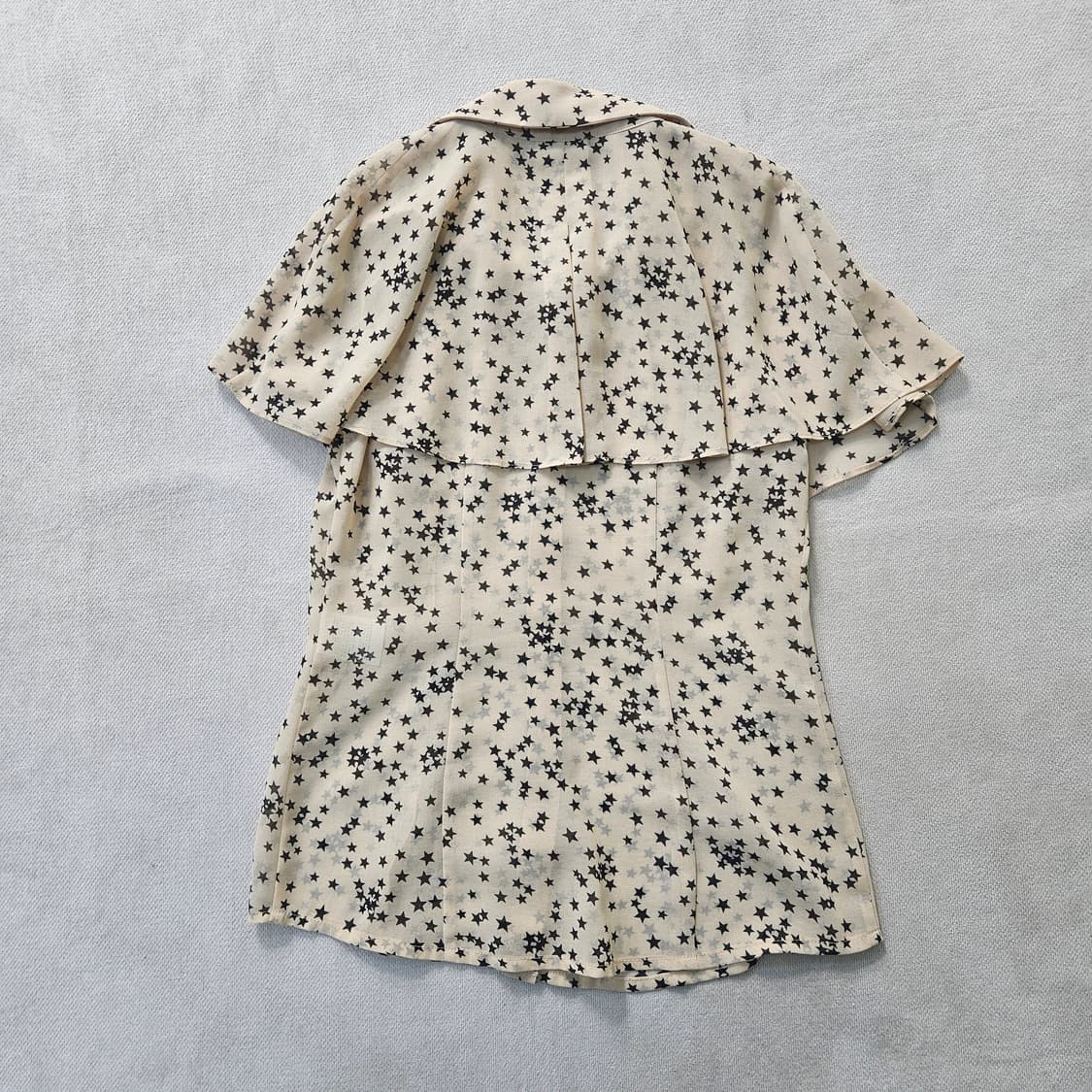 55 LIST 여성 패턴 맨소매 블라우스 0407Y 상품이미지2