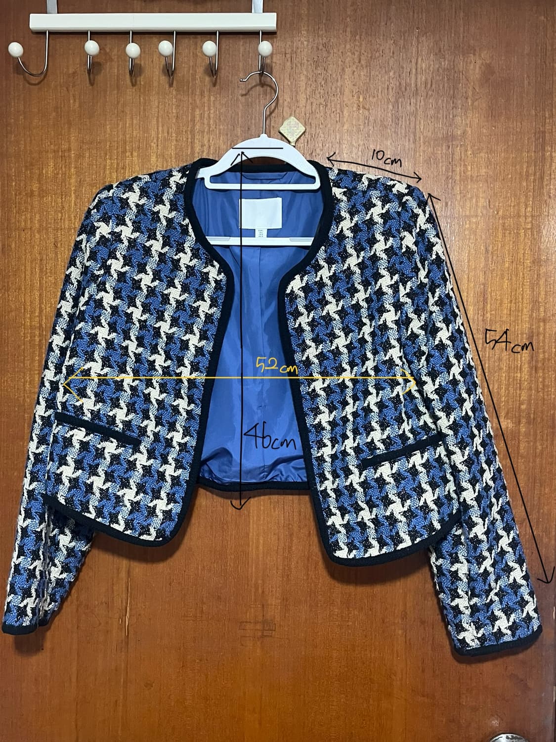 H&M 하운드투스 트위드 자켓 상품이미지4