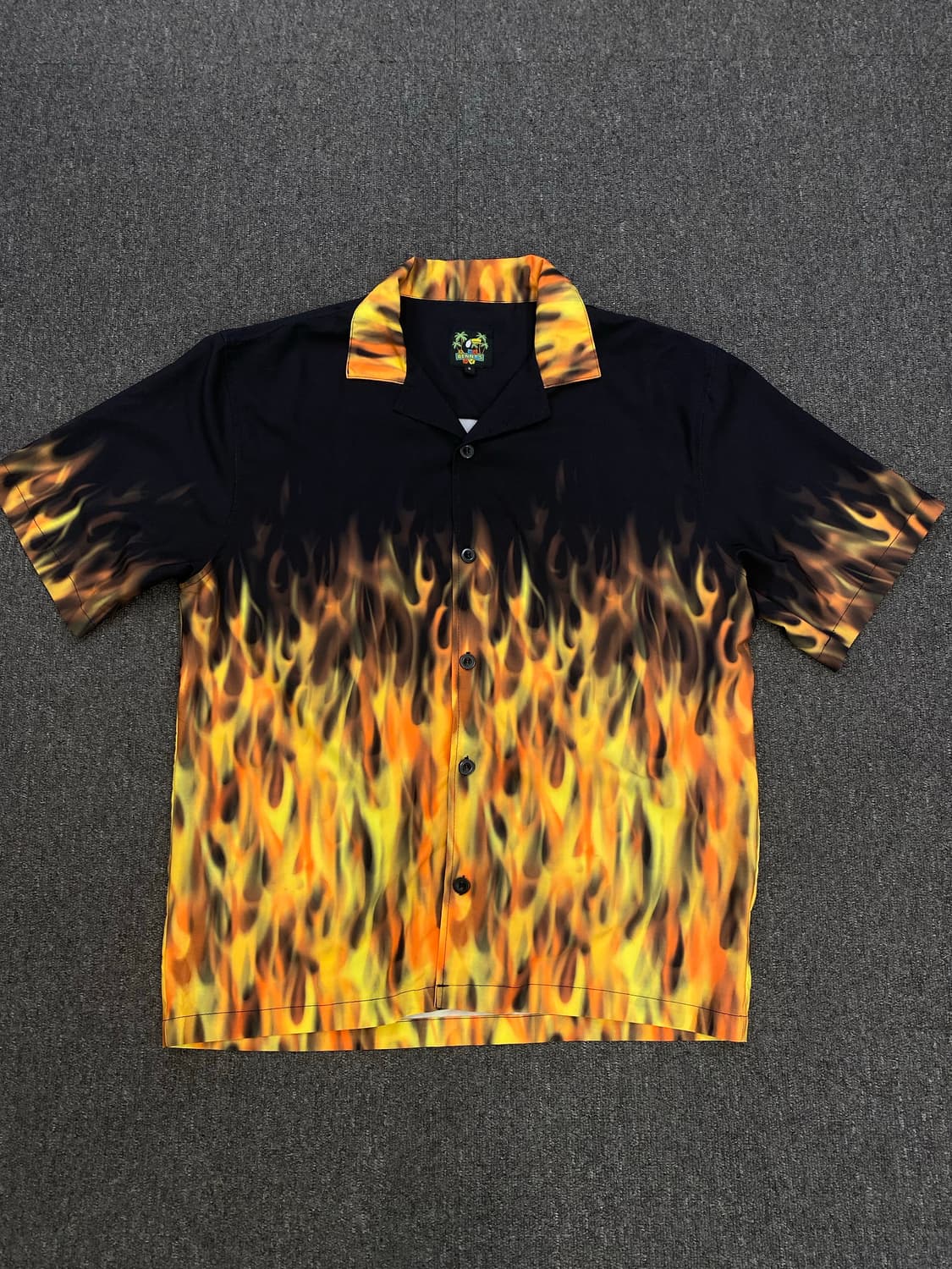 빈티지 플레임 반팔 셔츠 상품이미지2