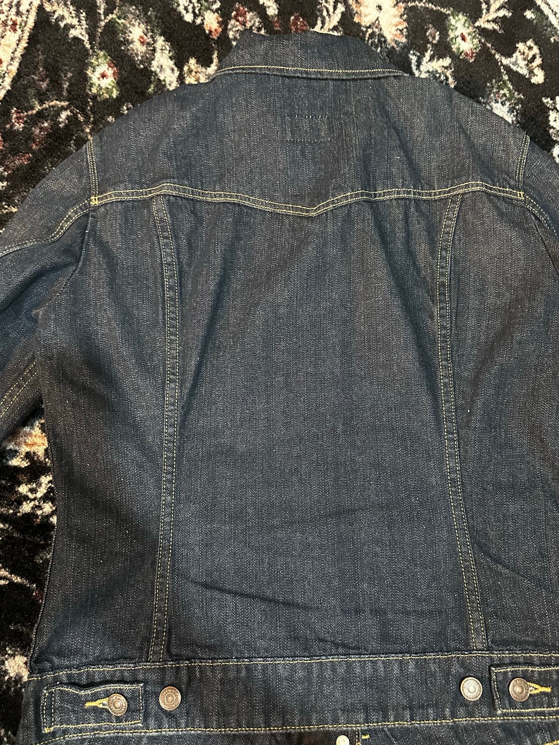 리바이스 데님 크러커 흑청 자켓  상품이미지4