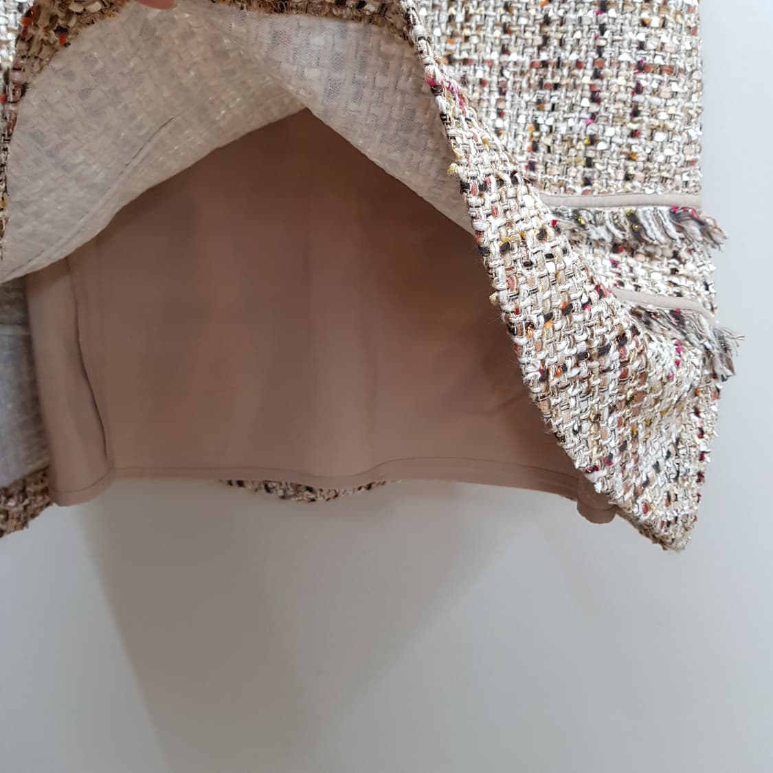 토리버치 Tory Burch 트위드 프린지 원피스 4사이즈 상품이미지5