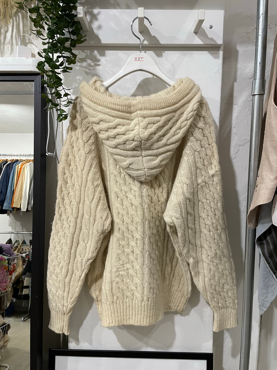 flash up wool hoodie cardigan 상품이미지10