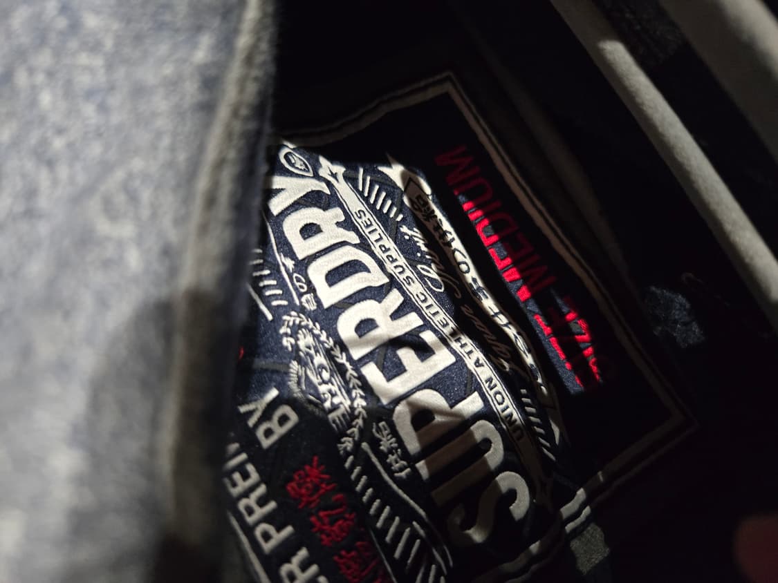 [무료배송]슈퍼드라이 M 남성 기모 후드티 후드 긴팔 티셔츠 상품이미지9