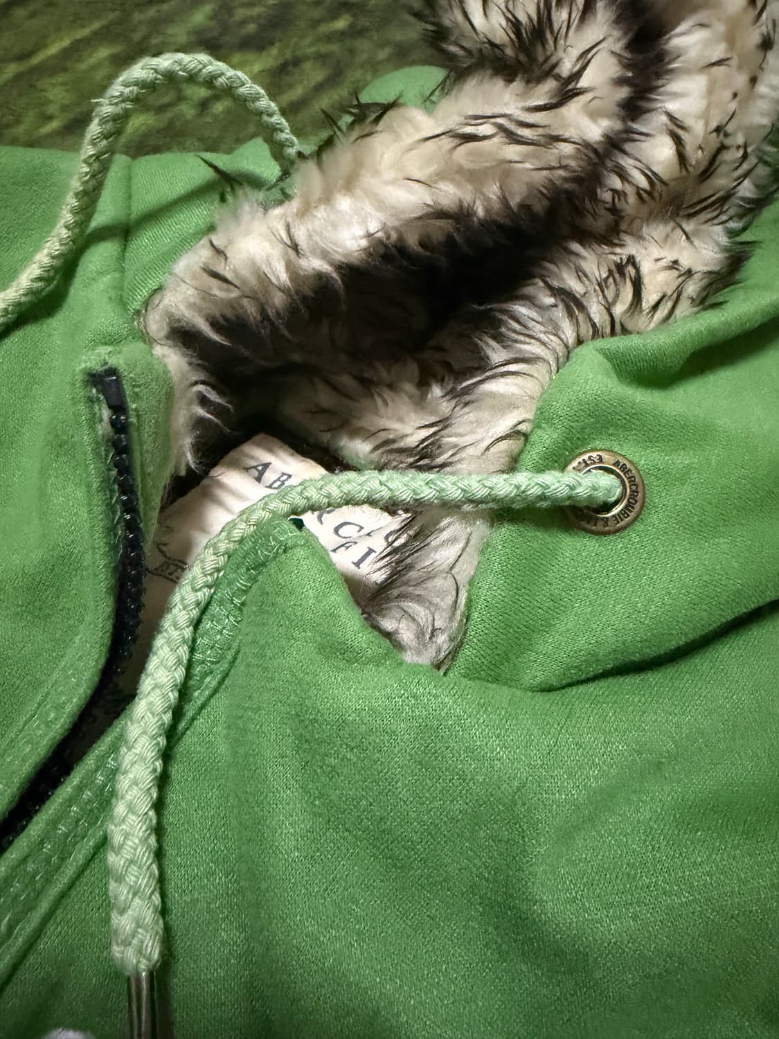 아베크롬비 울프죠 퍼 후드집업 y2k 갸루 상품이미지2