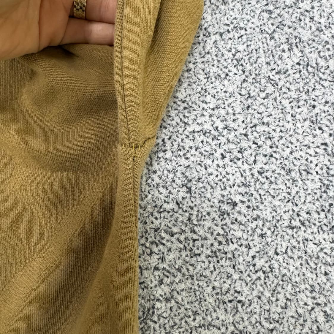 실측확인 이로 옴므 맨투맨 브라운 0319J 상품이미지4