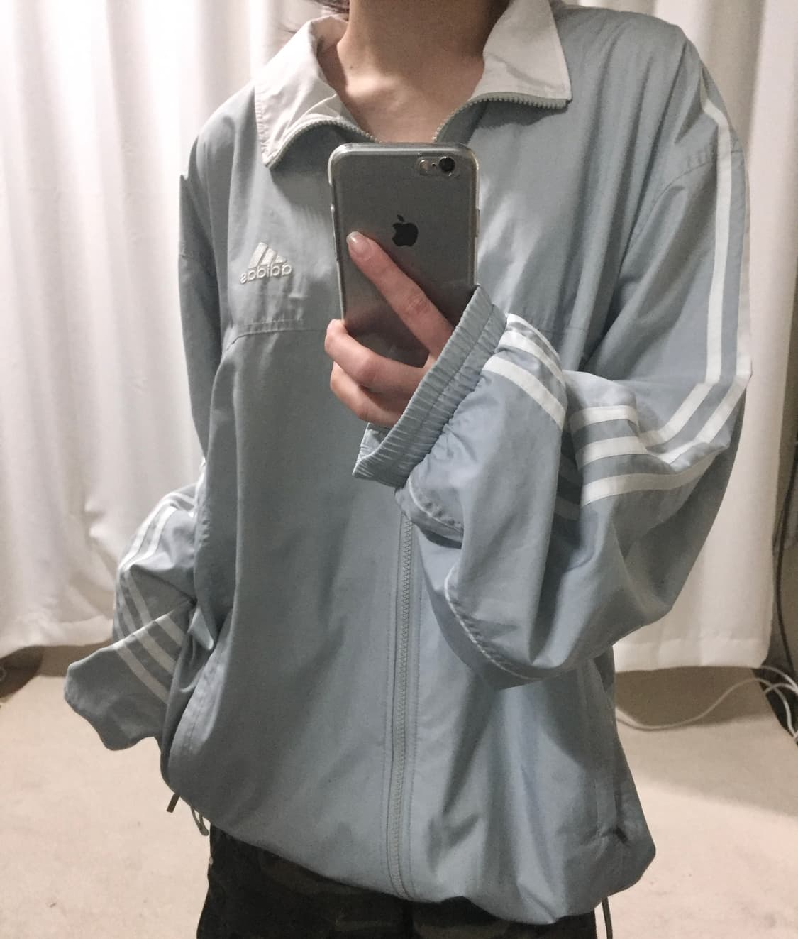 아디다스 올드스쿨 쿨 그레이 바람막이 110 상품이미지1