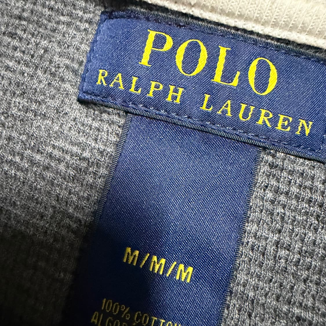 폴로 랄프로렌 진그레이 긴팔티 m 상품이미지3