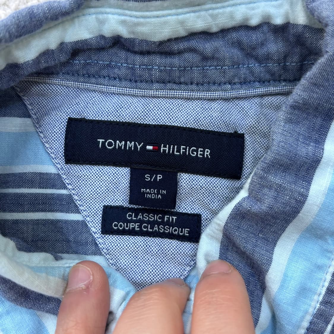 S 타미힐피거 스트라이프 셔츠 0409E 상품이미지3