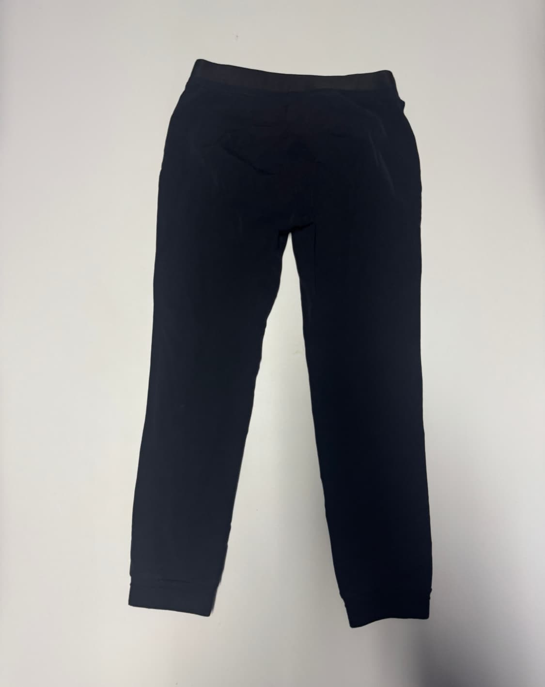 여성 한섬 마인 옆 지퍼 이태리 나일론 밴딩 면바지 블랙 상품이미지2