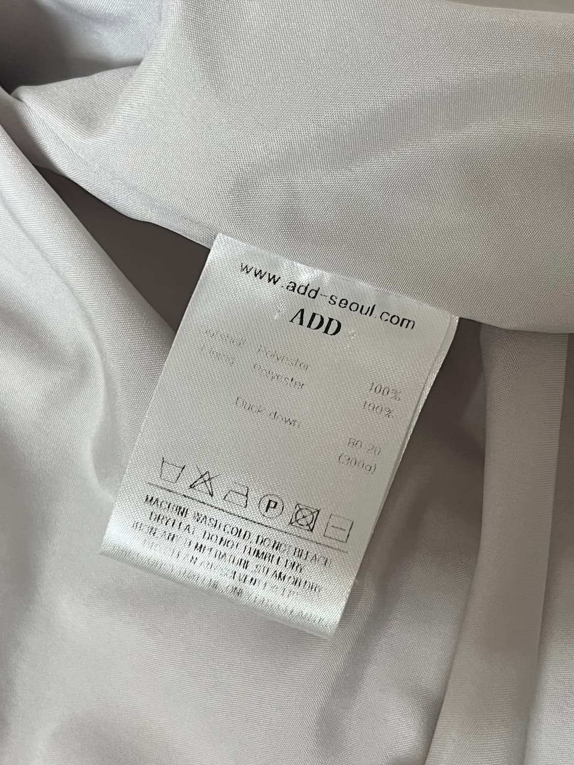 2) 에드 ADD 덕다운 패딩 라이트 그레이 상품이미지7