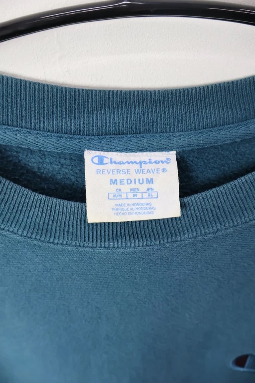 Champion Reverse Weave Teal Sweatshirt 상품이미지4