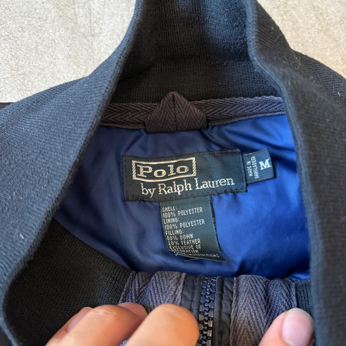 폴로 정품 네이비 스윙톱 자켓 상품이미지4