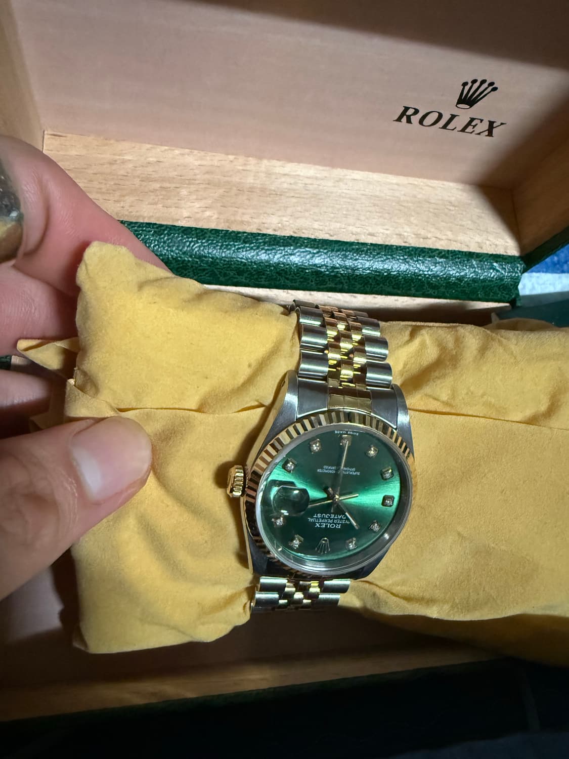롤렉스 16233 올리브그린 다이아10p데이저스트 상품이미지3