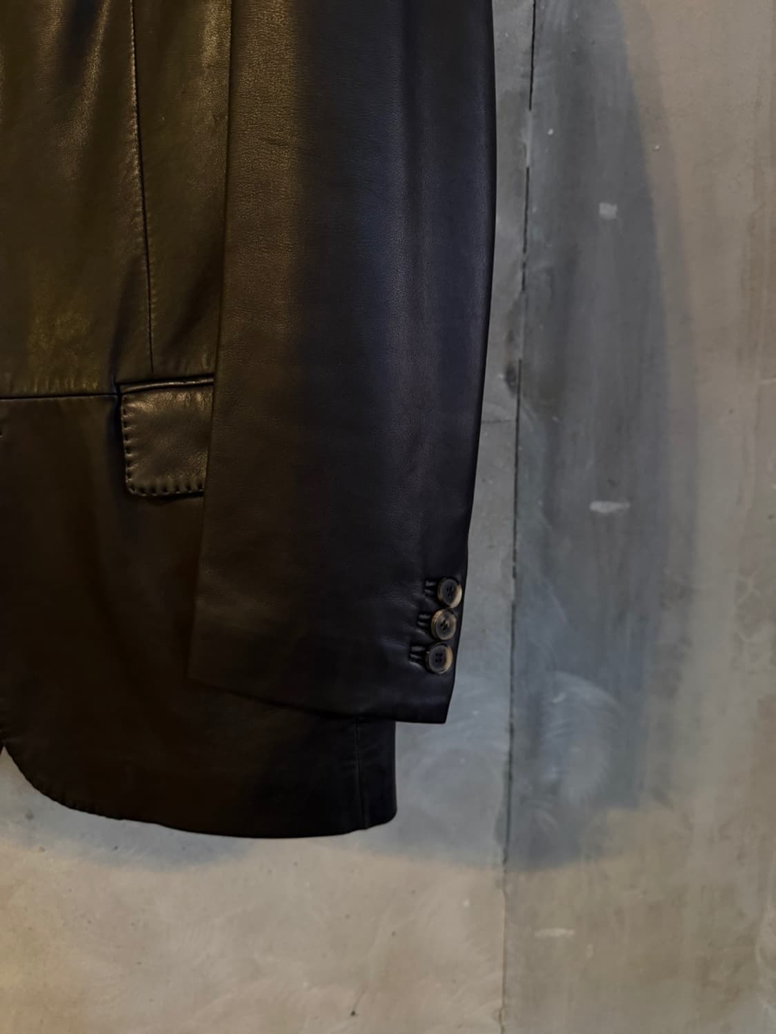 살바토레 페레가모 키드램스킨 자켓 남성100 상품이미지6