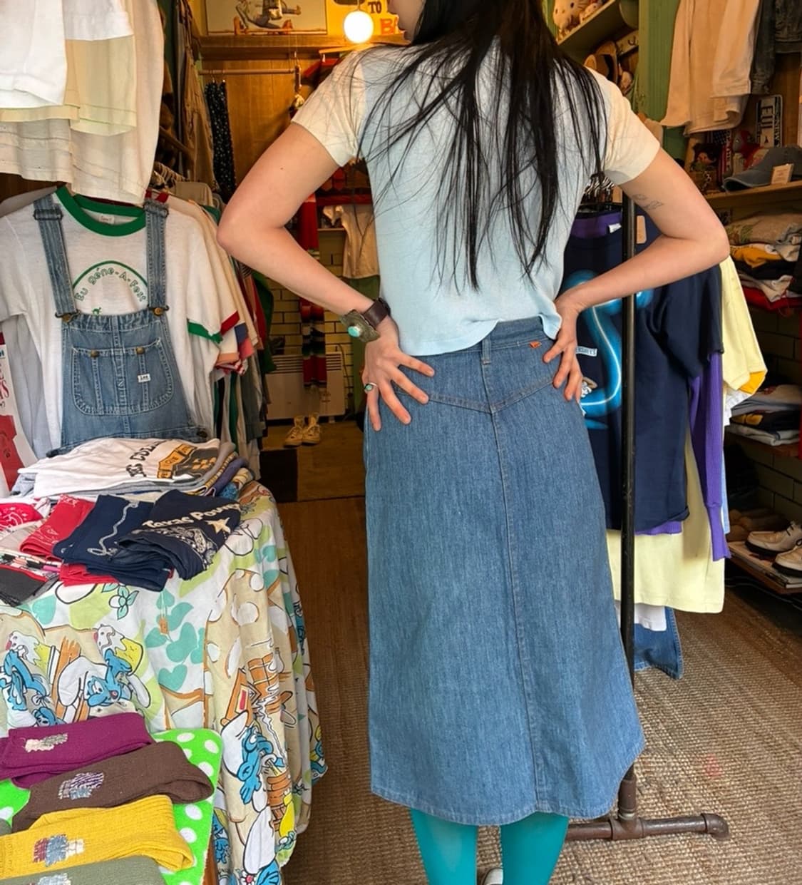 80~90‘s Vintage Levi’s Orange Tab Skirt 상품이미지2
